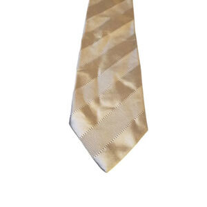 Brioni Neck Tie Mens Luxury Designer Gray Solid Textured Stripe Italian Silk